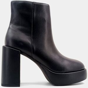 Black Platform Ankle Boots